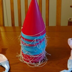 Gender Reveal Party Banner and Hat Set